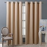 ORIENT 70% Blackout Velvet Curtains Grommet 63 Inches Long - Room Darkening 2 Panels Window Drapes...