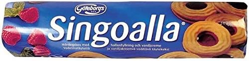 Goteborgs Kex Singoalla -Biscuits with Raspberry Filling 190g - Pack of 2