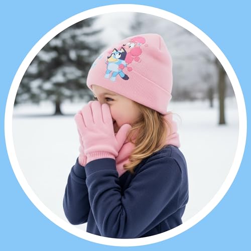Cadeau pour filles : set BlueY bonnet écharpe et gants d'hiver - 6