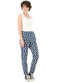 blutsgeschwister hose anker Bundfaltenhose Blutsgeschwister Damen Hose upsy Daisy Trousers Bundfaltenhose Gummibund Blau XS