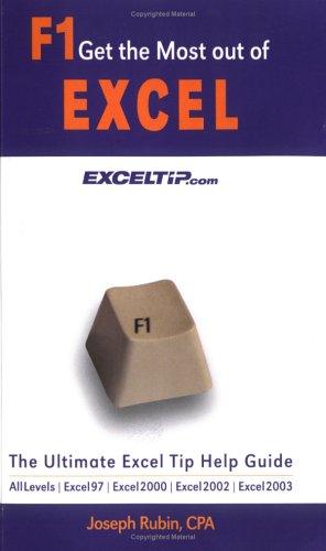 F1 Get The Most Out Of Excel!: Excel 97, Excel 2000, Excel 2002, Excel 2003: The Ultimate Excel Tip Help Guide - Excel 97, Excel 2000, Excel 2002, Excel 2003