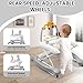 Boyro Baby Baby Walker, 5-in-1 Baby Walkers for Boys and Girls 6-12 Months with Bouncer, Removable Footrest, Feeding Tray & Music, Foldable & Adjustable Activity Walker for 6-18 Months Toddler Infant