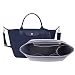 Produktbild D.DUO Taschen-Organizer, Geldbörsen-Einsatz-Organizer für Longchamp Le Pliage Neo Umhängetasche (Grau, M,)