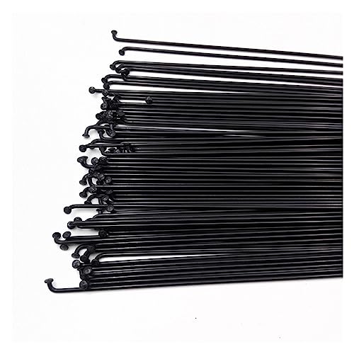 Rayons VTT 14G 2mm noirs J-bend de 237 mm pour roue de vélo de montagne - 4