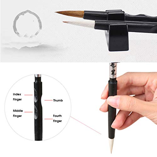Set calligrafia cinese 2 pezzi Sumi con pennello