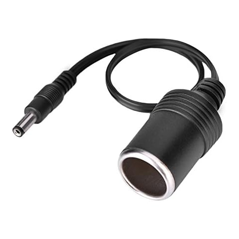 Cigarette Lighter Adapter DC 5.5x2.1mm Female Plug to Car Cigarette Lighter Female Socket 12V / 24V Power Supply Cable Cigarette Lighter Socket Cable Cover