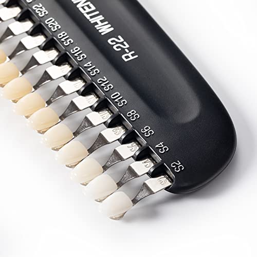 Image of Professional 3D R-22 Dental Tooth Teeth Whitening Shade Guide for Dentist Tracking Teeth Whitening Course, Tooth Shade Guide with 22 Colors