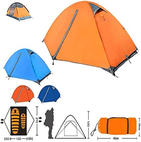 Tents for Camping Backpacking Tent for One 1 Persons Lightweight Waterproof Camping Hiking Tent for Adults Scouts Easy doube Layer
