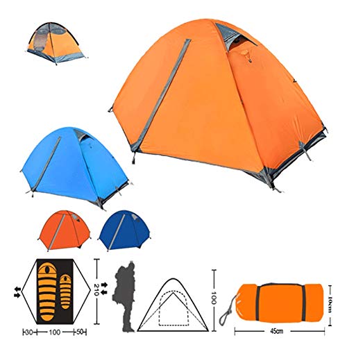 Carpa ligera impermeable para 1 persona camping y mochila miniatura 4