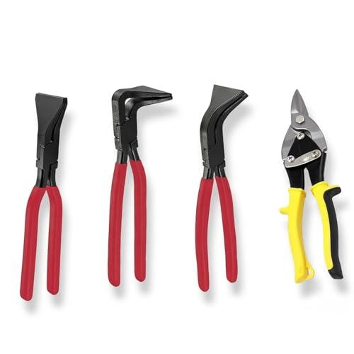 Pinzas de faldón de 60 mm para instalar y reparar tejados de chapa con guantes 2