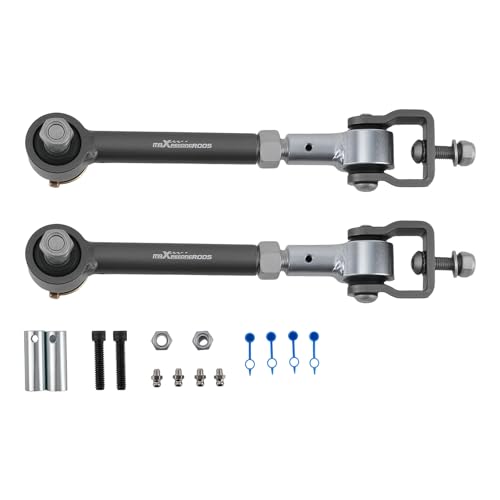 maXpeedingrods Front Sway Bar Links for 1984-2006 Jeep Wrangler TJ Cherokee XJ with 2.5" - 6" Lift, Front Sway Bar Quicker Disconnect System