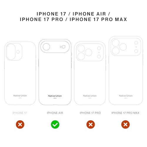 Image of Native Union Active Case - MagSafe Compatible with Built-in Magnets - Rugged Design - Recycled Materials - Ultra-Durable Drop Protection up to 10ft / 3m for iPhone Air (Slate Green)