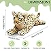 VYUSIT Cheetah Stuffed Animal Leopard Stuffed Animal Large Realistic Stuffed Cheetah Stuffy Jaguar Plush Toy Birthday for Kids Girls 16