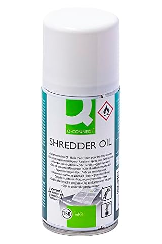Q-Connect KF14455A niszczarka do dokumentów, olej do niszczenia dokumentów, 150 ml