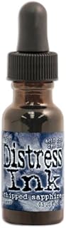 Tim Holtz 0.5 oz Distress Ink Re-Inker Chipped Sapphire