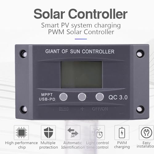 Controladores de carga para éis solares,Controlador de carga solar Mppt | Regulador de carga MPPT Re