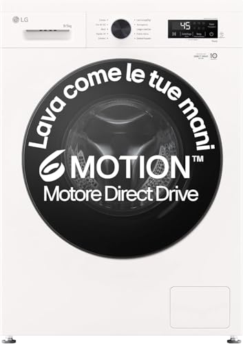 LG W4NX1095NWB Lavasciuga 9/5kg Serie X1, Lavatrice e...
