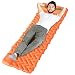 Idefair Colchoneta Inflable para Dormir, Ultraligero, inflado rápido, colchonetas para Acampar, colchón Impermeable para Dormir con Almohada para Tiendas de campaña, Senderismo, Acampada, Playa