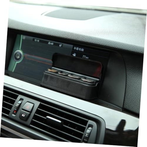 Caja organizadora para monedas de auto 2pcs negra miniatura 4