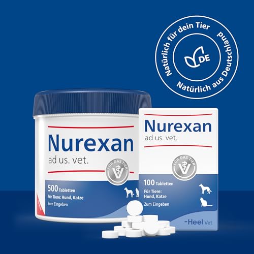 Nurexan ad us.vet 100 Tabletten | Natürliches Tierarzneimittel für Hunde und Katzen | Made in Germany