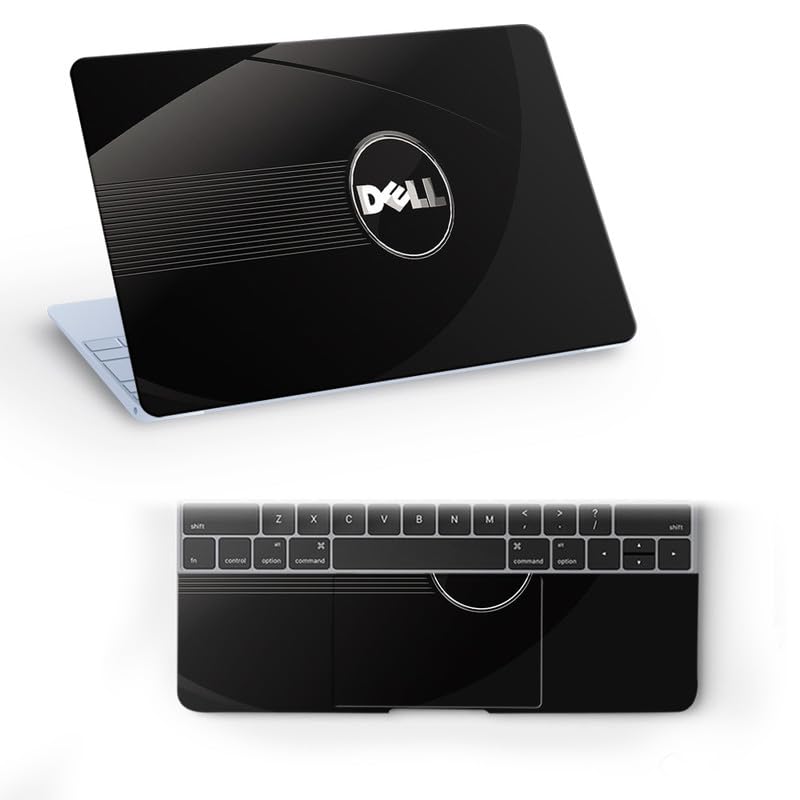 Image of Galaxsia DL40 Top+Wrist Pad Vinyl Laptop Skin /Sticker /Cover for 15 to 15.6 Inches Laptops Laminated-Removable-HD Quality Compatible for Dell-(15x10 Inches)