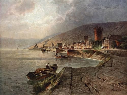 Cuadro de Rüdesheim de Nicolai Astudin lienzo clásico para salón