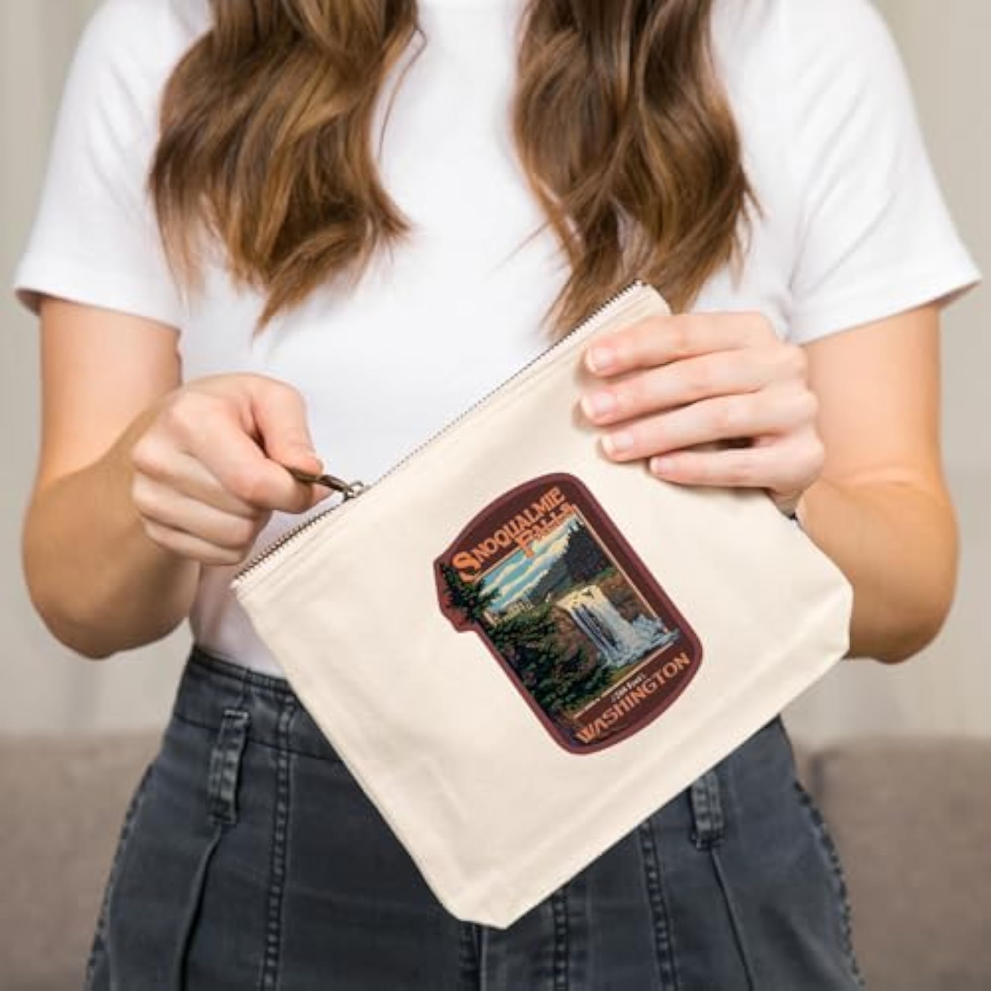 Snoqualmie Falls Washington Day Travel Accessory Go Bag
