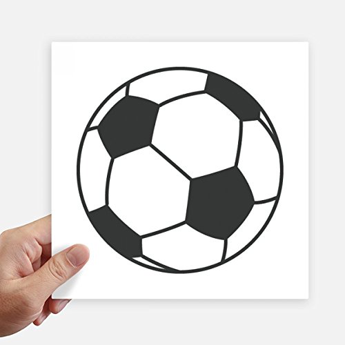 Autocollant football pour masquer les rayures de valise et pc portable