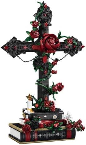 Ghotic Building Blocks Set, Cross Rose Building Toys 1334PCS image 2