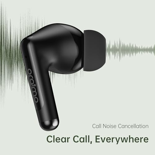 Oraimo SpaceBuds Neo Wireless Earbuds Bluetooth 5.4 in Ear Headphones, Bluetooth Ear Buds Built-in Microphone, Clear Talk, Immersive Game Mode, Comfortable Fit, App Control, 30H Playtime, Black - image 4