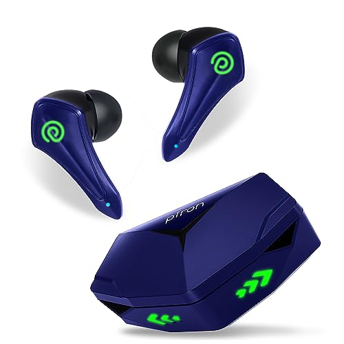 pTron Bassbuds B91 Plus TWS Earbuds w/ 38ms Gaming Low Latency, Dual HD Mic & AI-ENC Calls, 45Hrs...