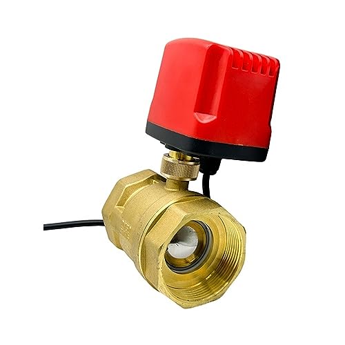 Válvula de bola motorizada de latón 1/2" de 24V eléctrica e impermeable 7