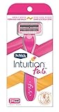 Schick Intuition F.a.b. Razor for Women with 1 Handle and 3 Razor Blade Refills