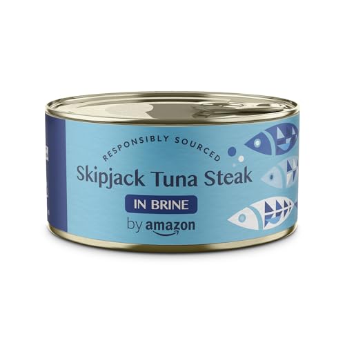 by Amazon Thunfischfilets, geschnitten, in eigenem Saft und Aufguss, 195g, 4er-Pack