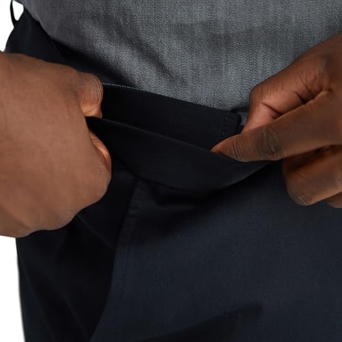 Image of Haggar Men's Big & Tall Premium No Iron Classic Fit Flat-Front Khaki