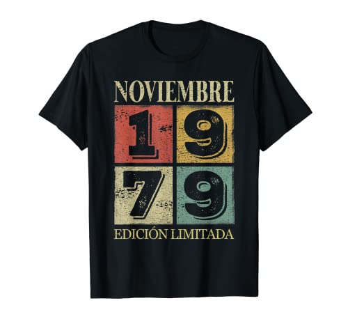 Noviembre 1979 Cumpleaños nacen Noviembre De 1979 Regalo Camiseta