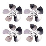 Pale de ventilateur industriel, pale de ventilateur de refroidissement en aluminium avec couvercle de protection en maille, ventilateur de moteur de rechange pour ventilation à froid (230 mm)