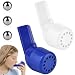 Produktbild 2pcs Air Physio Atemgerät Original, Lungentrainer Atemtrainer mit 3 Stahlkugeln Schleimentfernungsgerät Mucus Clearance Device für Patienten mit Schleimproduzierenden Atemwegserkrankungen(Weiß+Blau)