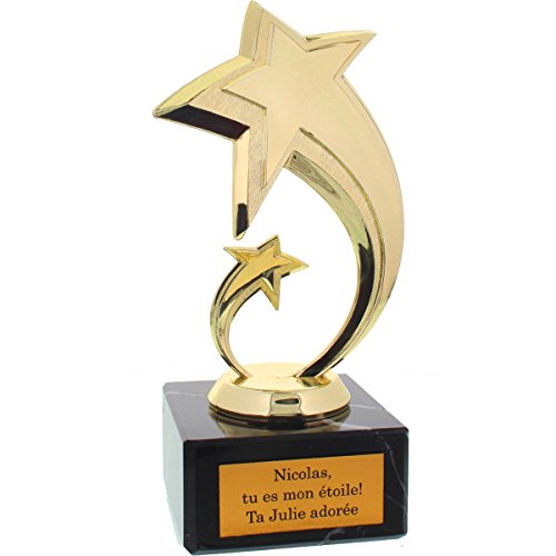  Historia La Statuette des Stars avec Gravure -...