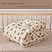 CLoucl 100% Cotton Muslin Crib Comforter/Quilt,Ultra Soft Cozy Reversible Baby Blanket,All Season Toddler Blankets for Boys and Girls, Machine Washable,41