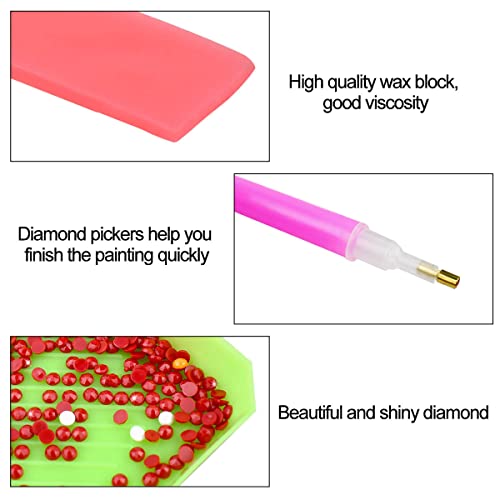 69 Pieces 5D Diamond Painting Stickers Kits For Kids Adult Beginners Art Handmade Crafts Paint By Numbers Gem Mosaic Diy Diamonds Sticker Set For Children Girls Boys Cute Creative Animal Pattern #TOP3