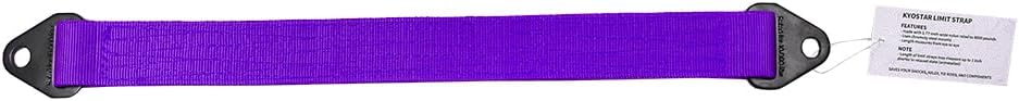 KYOSTAR 21 Inch Limit Strap, Premium Quad Wrap Limit Strap Car Hauler Axle Straps Rated for 10,000 Lb (Purple, 2 Pack)