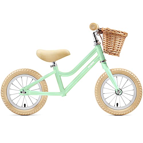 Buy Discount Petimini 12 inch Kids Balance Bike with Basket for 2 3 4 5 6 Years Old Toddler Children...