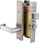 SOPHIA Commercial/Residential Heavy Duty Mortise Lockset Door Lever Lock Non-Handed Grade 1 - Esc...