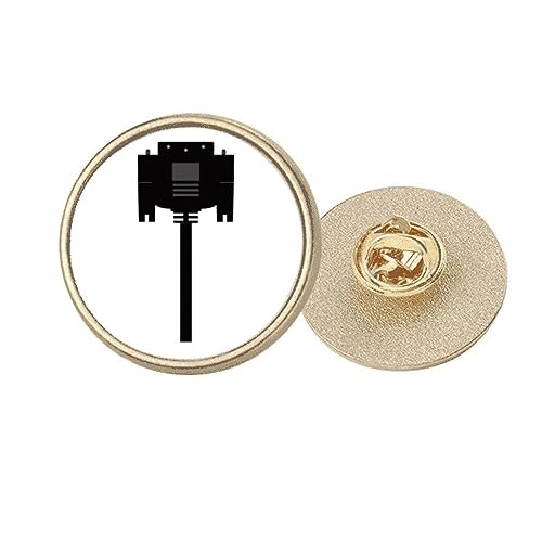 Broche ronde en métal M pour écran noir fixation composant Sourcingmap