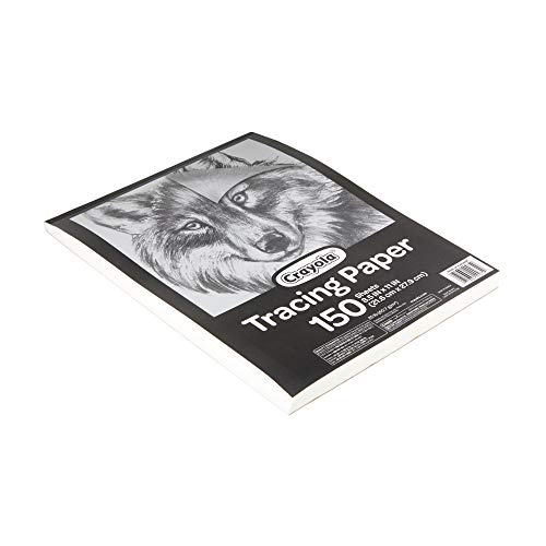 Crayola Tracing Paper 8 1/2” X 11”, Transparent Vellum Paper For Tracing Pads, 150 Sheets [Amazon Exclusive] #TOP1