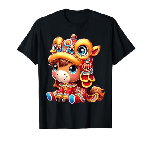 Chinese New Year of The Horse 2026 Lunar New Year Kids T-Shirt