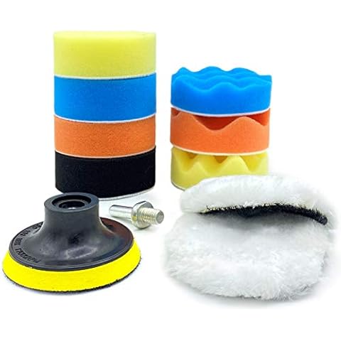 ZCENTER Esponja de Pulido para automóvil de 11 Piezas Cover