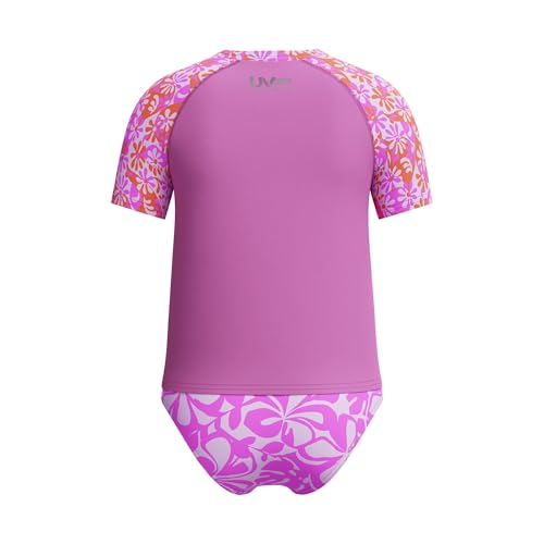 Image of Speedo Girl's Uv Swim Shirt Short Sleeve Rashguard Set