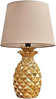Contemporary Pineapple Design Table Lamp Base in a Gold Effect Finish